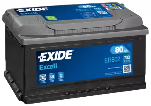 80 EXIDE EXCELL EB802 700А r