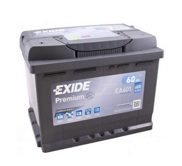 60 EXIDE Premium EA601 L+ 600 А