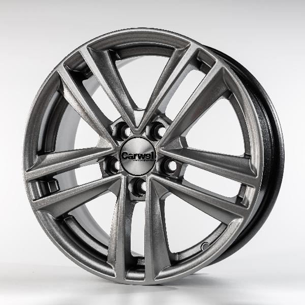 Литой диск Carwel 6.5х16 5/100 Hepo ET43 d-57,1 SB