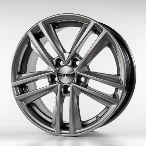 Литой диск Carwel 6.5х16 5/100 Hepo ET43 d-57,1 SB